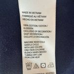 IZOD Women’s Navy Cotton Polo Shirt – Size M Photo 3