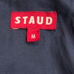 STAUD ‎ Mateo Navy / White Trim Linen Romper Lined Size Medium Photo 4