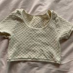 Free People Cropped Crème Top Photo 0