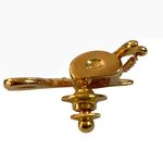 Avon Gold Sewing Needle Thread Scissors Heart Dangle Brooch Pin Photo 1