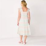 Draper James James Draper Rainbow clip dot dress SZ XXL Photo 4