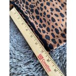 Good American  Essentials Animal Mix Print Zebra Leopard Biker Shorts Brown SZ 4 Photo 9