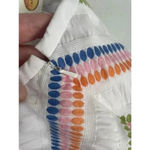 Talbots NWT  White Multicolor Embroidered A-Line Skirt Size 14‎ 🌈 0160 NEW! Photo 8