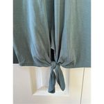 Lucky Brand  Sandwash Vneck Tie Front Top Photo 7