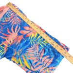 Peyton & Parker Swimsuit Cover Up Kimono Size XS Tropical Resort Wear Vacation Blue Photo 8