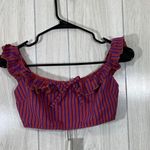 Solid & Striped NEW  The Paloma Bikini Top Seersucker size S Small NWT Photo 1