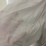 Zac Posen Zac  White Button Down Shirt Black Piping Photo 1