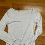 Amazon  Long Sleeve Bodysuit White Photo 3