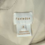 Foxiedox  Boston Proper Red Black Lace Floral One Shoulder Mini Dress size 8 Photo 3