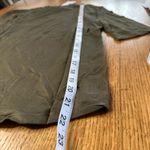 Articles of Society  NWT olive green mock neck pocket front short sleeve Small Photo 9