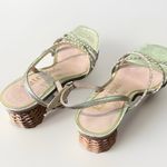 Kate Spade Valencia Blossom Braided Speherical Sandal Novelty Heel Size 5 Photo 9