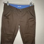 Toad&Co Choco Brown Ella Ankle Chino Organic Cotton Nylon Spandex Blend Pants Size 8 Photo 2