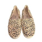 Toms  Avalon Leopard Print Canvas Slip On Shoes Comfort Flats Womens Size 6.5‎ Photo 4