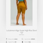 Lululemon Align Super High Rise Short *10" Photo 1