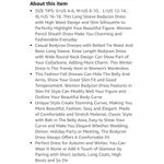 NWT Pretty Garden Women’s Casual Bodycon Party Dress Pullover Long Sleeve Large Red Photo 11