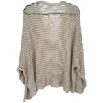 Max Studio NWT  Beige Crochet Open Knit Button Front Cardigan Sweater Size 3X Photo 5
