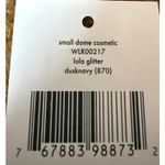 Kate Spade  Lola Glitter Cosmetic Bag Dusk Navy Small Dome NWT Photo 5