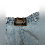 DKNY Vintage Jeans High Rise Straight Leg 100% Cotton “In Women We Trust” Patch Photo 14