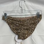 PQ Swim Basic Leopard Print Bikini Bottom Sz L NWT Tan Size L Photo 7