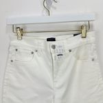 J.Crew Petite Wide Leg Cropped Jean All Day Stretch White Stretch US 25 P NWT Photo 9