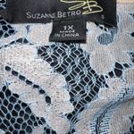Suzanne Betro Lace Long Sleeve Peplum Top Size 1X Photo 5