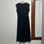 Calvin Klein Black Sleeveless Wide Leg Jumpsuit Cropped Pants Size 8 Photo 2