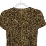 Just in Thyme 1990s Leopard Print Short Sleeve Casual Mini Dress Size 4 Small Brown Photo 5
