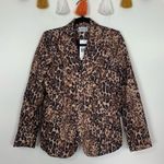 LIONESS NWT Palermo Leopard Print Blazer Size Small Photo 1