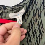 Silence + Noise Urban Outfitters  Green Snake Ikat Witchy T Shirt Dress SZ S Photo 3