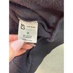 Buff Bunny Collection Cropped Zip Up Hoodie Charcoal Leaf Print Athleisure M Gray Size M Photo 2