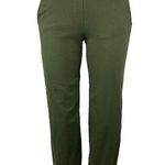 Ann Taylor LOFT Women's Green High Waisted Straight Chino Dress Pants Size XXS Photo 0