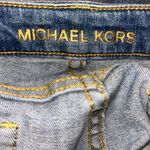 Michael Kors Izzy Gold Embellished Cropped Jeans Sz 4-EUC Photo 10