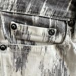 Vince Dylan Beat Down Gray White Brushstroke Wash Mid Rise Skinny Jeans Size 26 Photo 6
