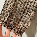 Anthropologie Vanessa Virginia Womens Brown Black Smocked Waist Fit And Flare Dress Size Small Photo 4