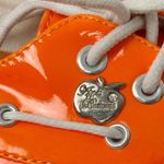 Apple Bottoms  Women's Orange Patent Boat Shoes Size 9 — 2000s Y2K Vintage Photo 5