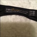 ZARA Black Cutout Back 3/4 Sleeves Evening Cocktail Special Event Mini Dress M Photo 10