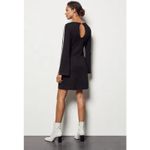 Karen Millen Pearl Details Knit Sweater Dress Black Size Large Photo 2