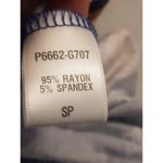 Loveappella Womens Dress Size Small Blue Shift Bohemian Long Sleeve Open Back Photo 7