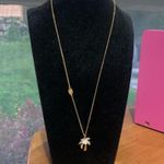 Juicy Couture Pam Gela Palm Tree Rhinestones & Faux Pearl Coconuts Necklace Photo 1