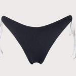 Berlook Contrast Tie Bikini Bottom ONLY 71 Black Photo 5