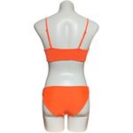 Cabana Del Sol Bikini Bright Neon Orange Small Photo 3
