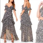 ASTR  The Label Nordstrom High Low At First Sight Ruffle Floral Party Maxi Dress Photo 1