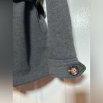 Ci Sono Vintage 2000s Gray Women’s Peacoat Button Up Fitted Coat Jacket Size S Photo 5