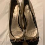 Karen Scott Mahri Flats Womens Size 10 Black and Tan Office Business Work Career Photo 0