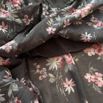 Hollister Floral gray see through maxi skirt. S Photo 2