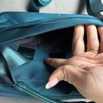 Mosiso 360 Protective Laptop Shoulder Bag in Teal Green Fleece Lined Trolly Belt Blue Photo 7