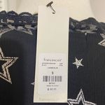 Jun & Ivy NWT Lurex Celestial Stars Black Lace Long Sleeve Maxi Dress Small S Photo 12