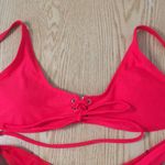 Zaful New Women’s 2Pc Tie-Up Bikini Swimsuit Cheeky Red Medium/6 Box 2 Photo 2