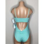 Anthropologie New. WET brand gingham swimsuit. Large. Retails $168 Photo 7