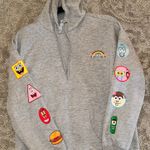 Nickelodeon Spongebob Gray Hoodie Size M Photo 0